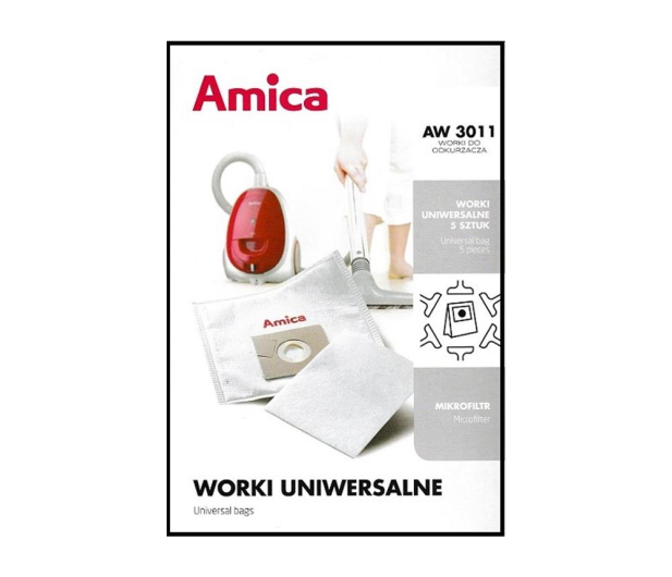 AMICA Worki do odkurzaczy uniwersalne AW 3011 1190125 5 szt. - 365072 - zdjęcie 2